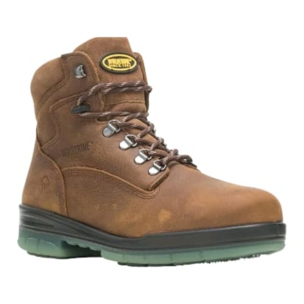 WOLVERINE W03294 MENS 6" DURASHOCKS WATERPROOF WORK BOOTS, US 8.5 EW